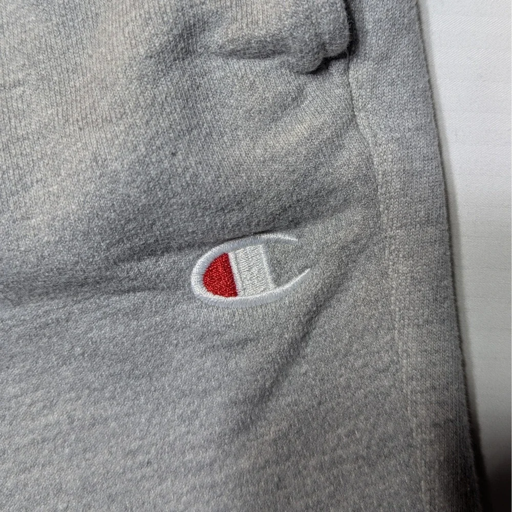 Champion Reverse Weave Sweatpants Gray‎ Joggers Women Medium Logo